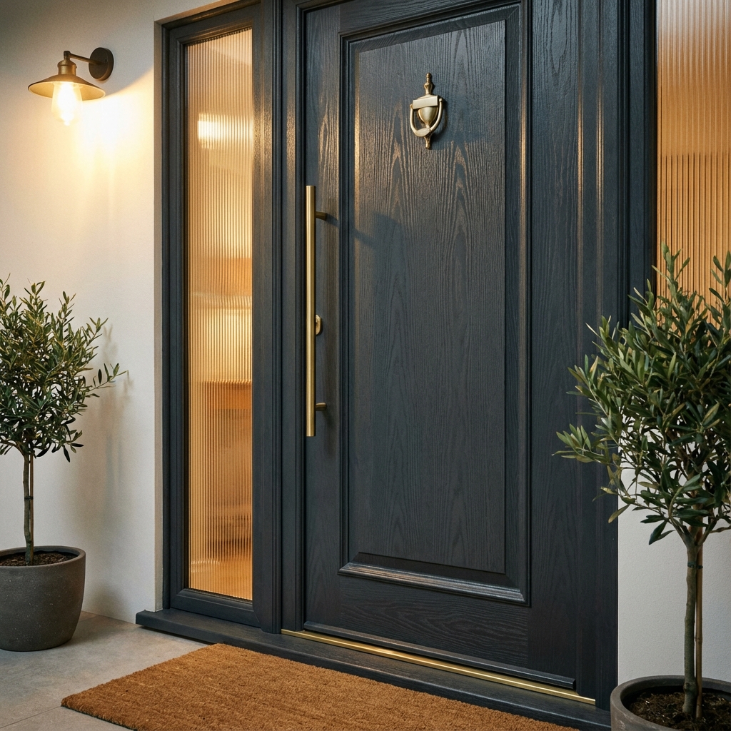 Beautiful PVC entrance door