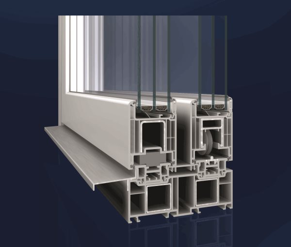 Sliding door insulation